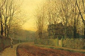 The Last Gleam by John Atkinson Grimshaw