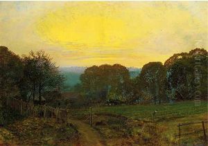 Twilight by John Atkinson Grimshaw