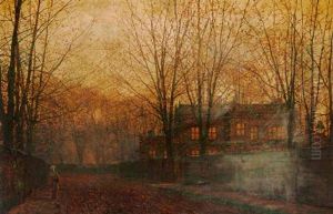 The Farewell Gleam by John Atkinson Grimshaw
