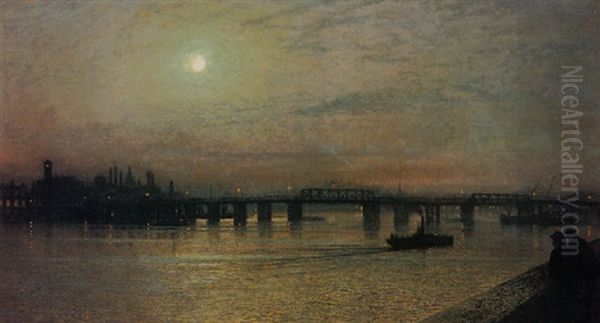 Battersea Bridge - view 1