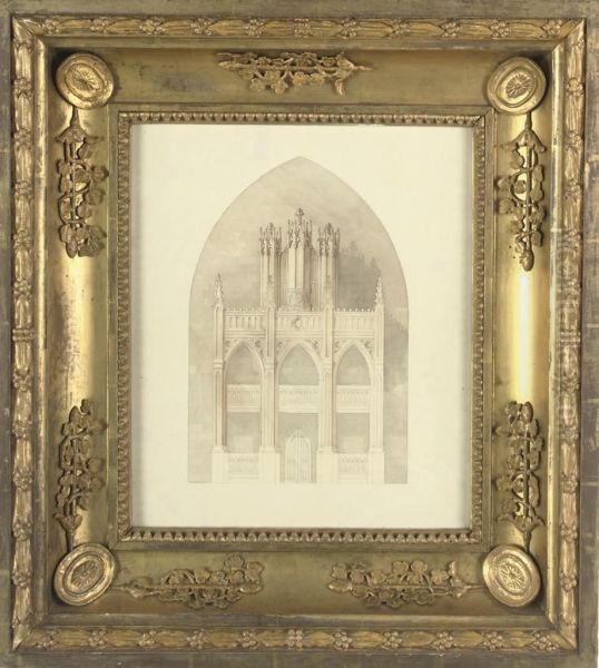 Design For An Organ Case - view 1