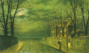 A Lane By Moonlight
