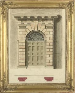 Design For A Palladian Doorway by Henry Bailey