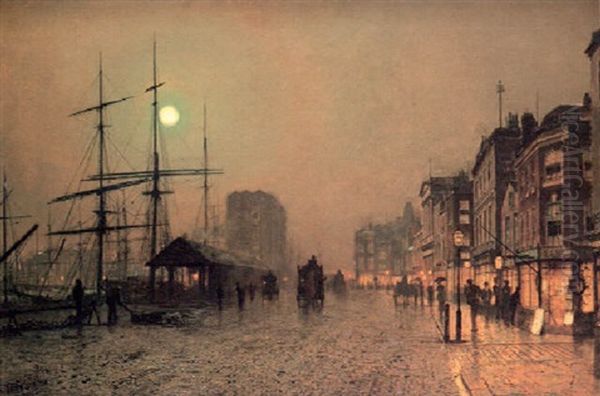 Dockside, Liverpool (salthouse Dock) - view 1