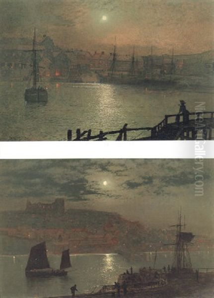 Whitby, Shipyards In Distance - view 1