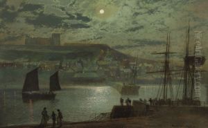 Whitby Harbor by John Atkinson Grimshaw