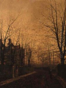 Gold Of Autumn by John Atkinson Grimshaw