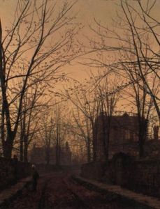 Autumn- Evening Glow by John Atkinson Grimshaw