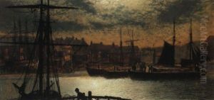Moonlit Whitby by John Atkinson Grimshaw