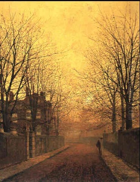 Lane In Autumn - view 1
