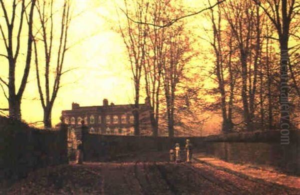 The Lane In Autumn - view 1