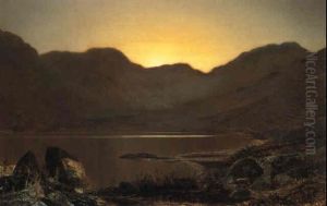The Tarn At Sundip by John Atkinson Grimshaw