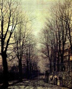 Moonlight And Shadow by John Atkinson Grimshaw