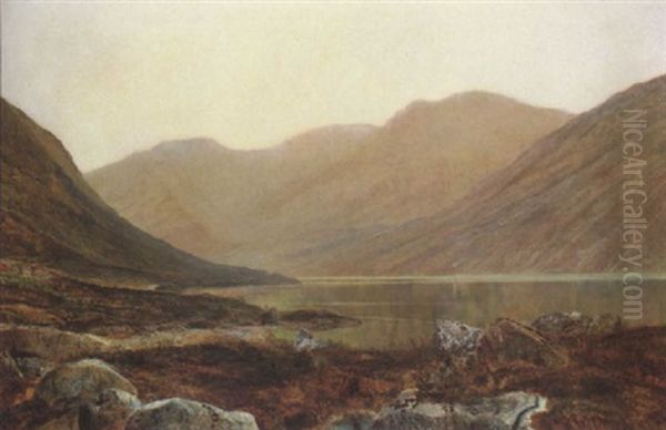 A Loch At Evening - view 1