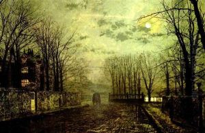 The Goddess Of The Night by John Atkinson Grimshaw