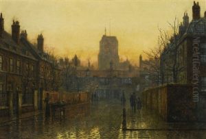 Old Chelsea by Louis H. Grimshaw
