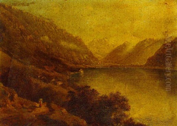 A View Of Lake Geneva, Chillon, Switzerland - view 1