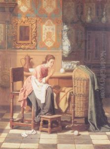Minding The Baby by Charles Joseph Grips