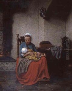 Maternal Joys by Charles Joseph Grips