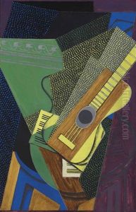 Guitare Sur Une Table by Juan Gris