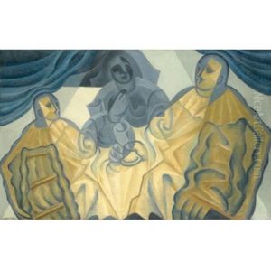 Les Trois Masques by Juan Gris