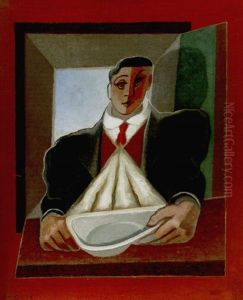 Homme Attable by Juan Gris
