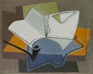 La Pipe Et Le Livre Ouvert