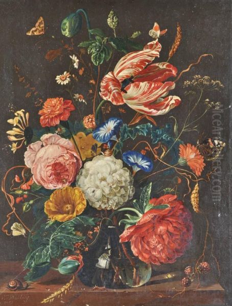 Dutch Style Still Life Flower Study - view 1