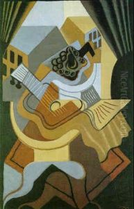 Le Gueridon Devant La Fenetre by Juan Gris
