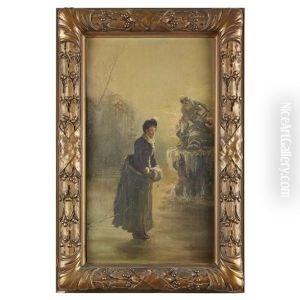 Ice Skater by Francois Adolphe Grison