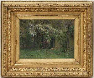 Jardin Au Printemps by Francois Adolphe Grison