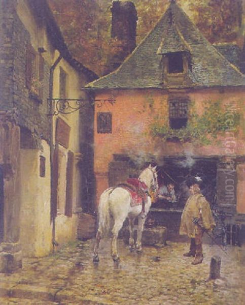 Vor Der Werkstatt Des Dorfschmieds - view 1