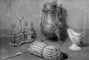 Kleines Stilleben Mit Spargelbund