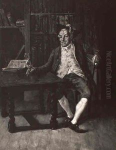 The Bon Vivant by Francois Adolphe Grison