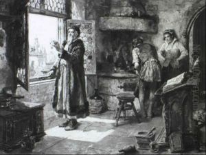 L'alchimiste by Francois Adolphe Grison