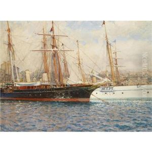 The Harbour by Nikolai Nikolaevich Gritsenko