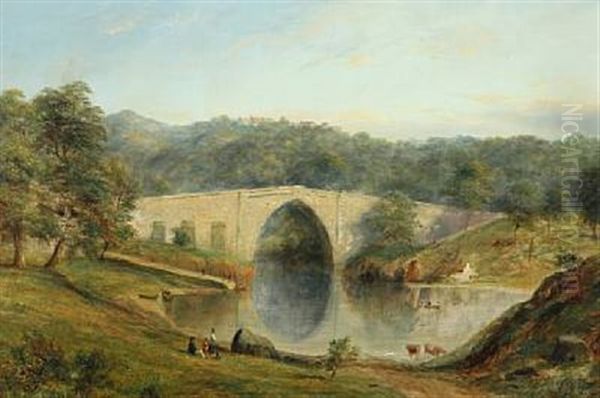View Of Brige Of Don Or Brig O'balgownie, Aberdeenshire - view 1