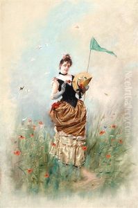 Catching Butterflies by Eugene Grivaz