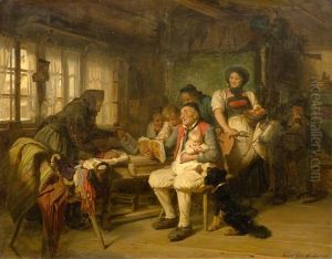 The Almanac Seller by Conrad Grob