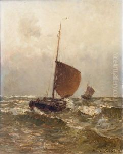 A Bomschuit In The Surf