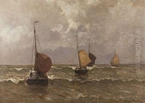 Ausfahrende Fischerboote by German Grobe