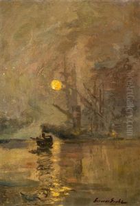 Schiffe Bei Vollmond Schiffe Bei Vollmond