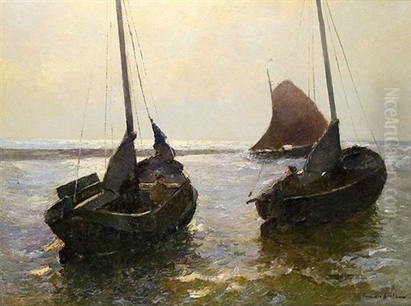 Abend Am Strand (fischerboote) - view 1