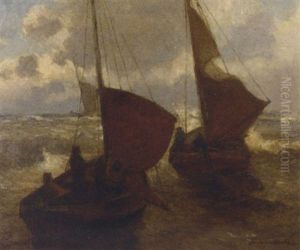 Sailing Vessels In The Surf