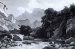 Paysage A La Cascade