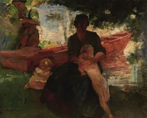 "idyll Am See" by Hermann Groeber