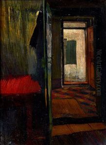 Hollandisches Interieur by Hermann Groeber