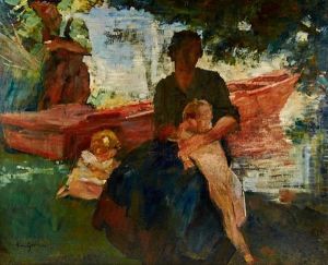 Idyll Am See by Hermann Groeber