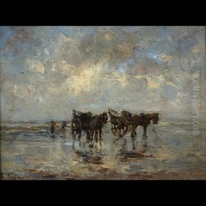 Clam Diggers (+ Fisherwomen On The Beach; Pair) by Tamine Tadama Groeneveld