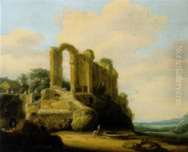 Die Ruine Acqua Giulia In Der Romischen Campagna - view 1
